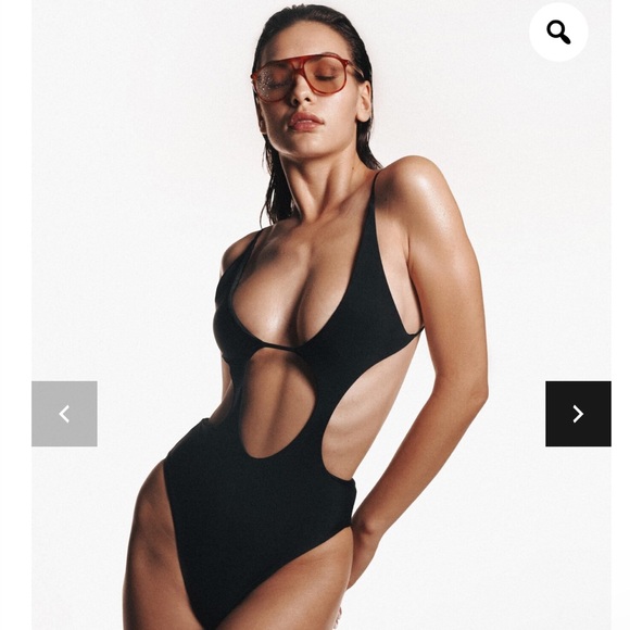 Swim by Di black one piece Rivera medium nwt - Picture 1 of 9